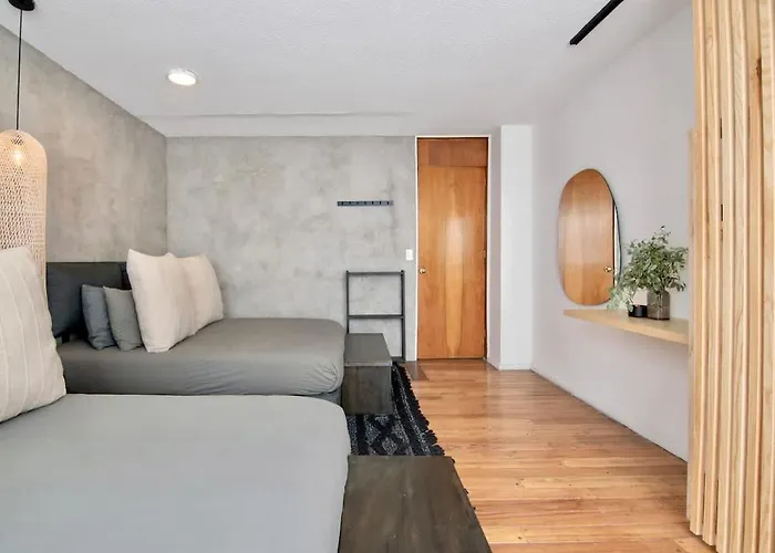 Beautiful Curated And Designed Flat Great Balcony Mexico City